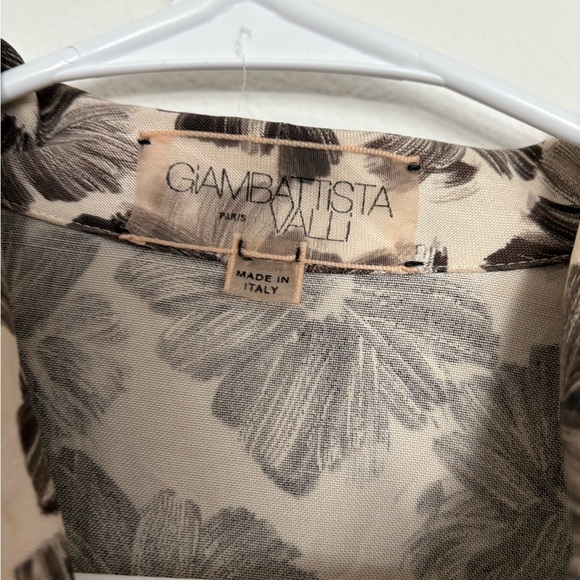 VTG Giambattista Valli Women's Top Size
46/L Floral Button Up Blouse - Picture 3 of 5